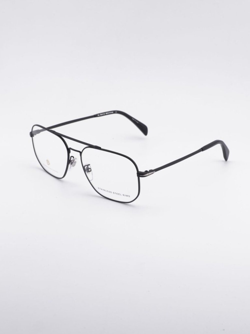 David Beckham DB 1096 0003 00 Eyeglasses Black 57mm Aviator Frame
